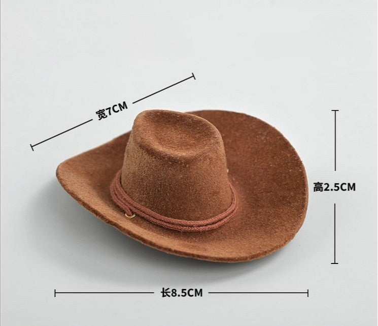 For 12" Action Figure Male Female Soldier Custom Modern Cowboy Hat Model 1/6