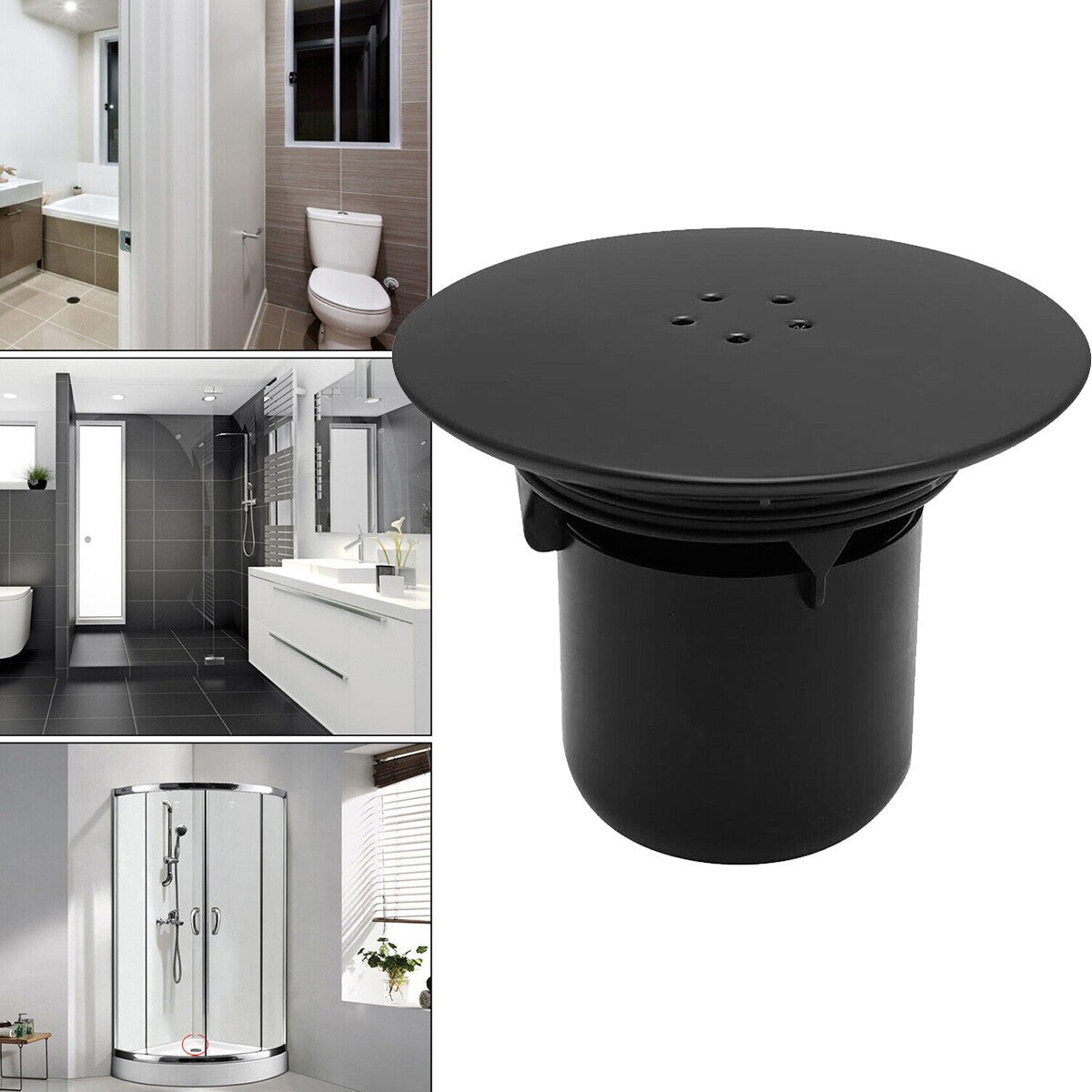 Shower Drain Trap Cover Shower Plughole Cover Plug Drain Replacements 115mm