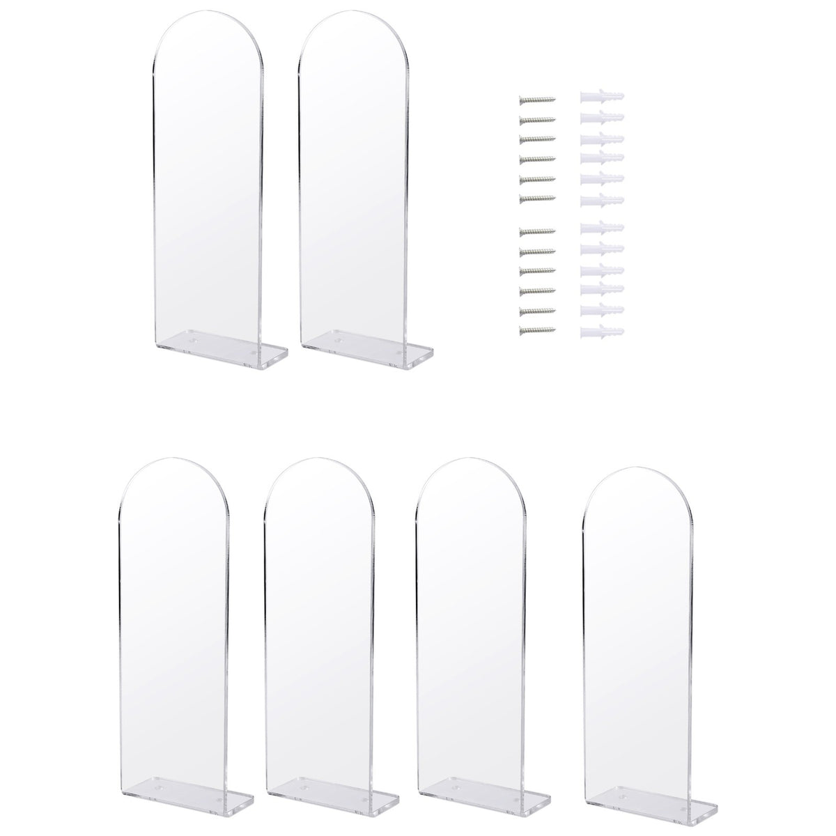 Floating Shoe Display Stand - 6 Shoe Shelf for Wall - Sneaker Levitation2681