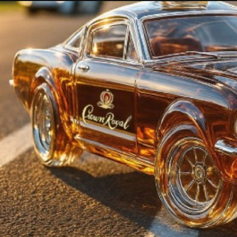 Car Whiskey Bottle Red Red Wine Decanter Bar Decor Party Gift Desktop Ornament