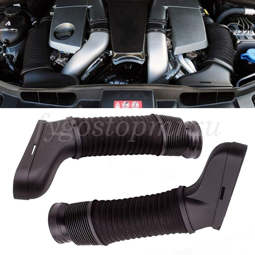 Pair Air Intake Inlet Duct Hose For Mercedes-Benz C300 W204 W212 E350 2008-2012*