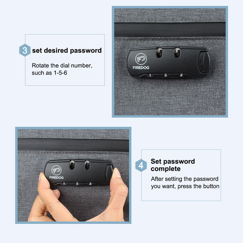Smell Proof Case with Combination Lock Container Odor Proof Stash Storage Bag UK