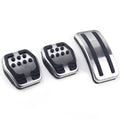 Car Brake Accelerator Clutch Pedal Covers Pad Set Manual For Ford Focus 3 MK3