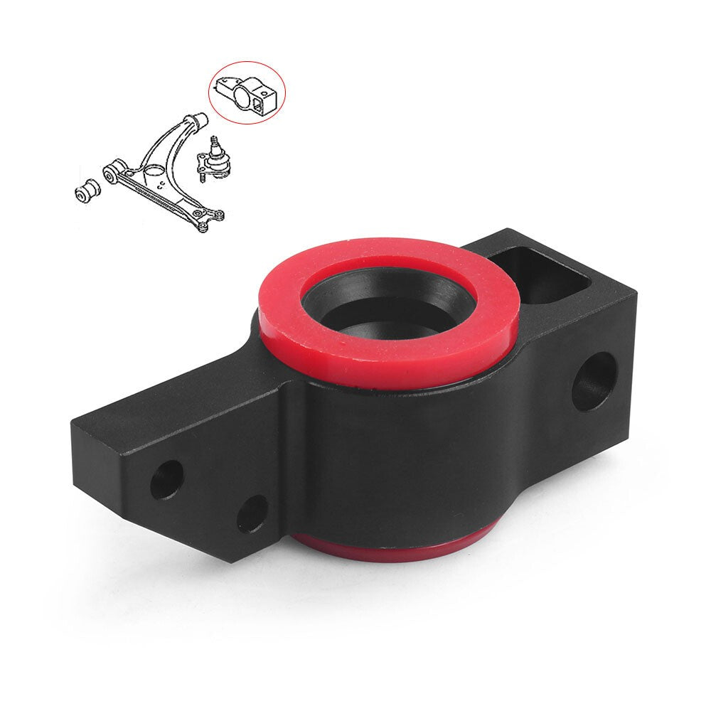 2x Front Lower Rearward Control Arm Bushing Black For Audi A3 For VW Golf Jetta