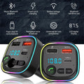 Car Charger Bluetooth 5.0 Wireless FM Transmitter MP3 Player USB PD Fast Adapter