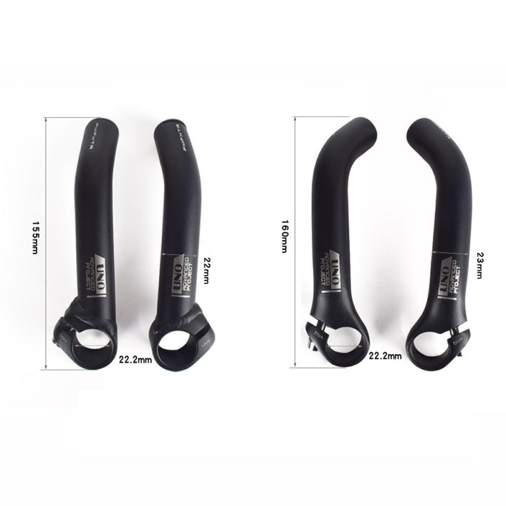 1 Pair Bike Rest Bar Ends Road 7/8" Handlebar Ends Barends Parts 160x23mm