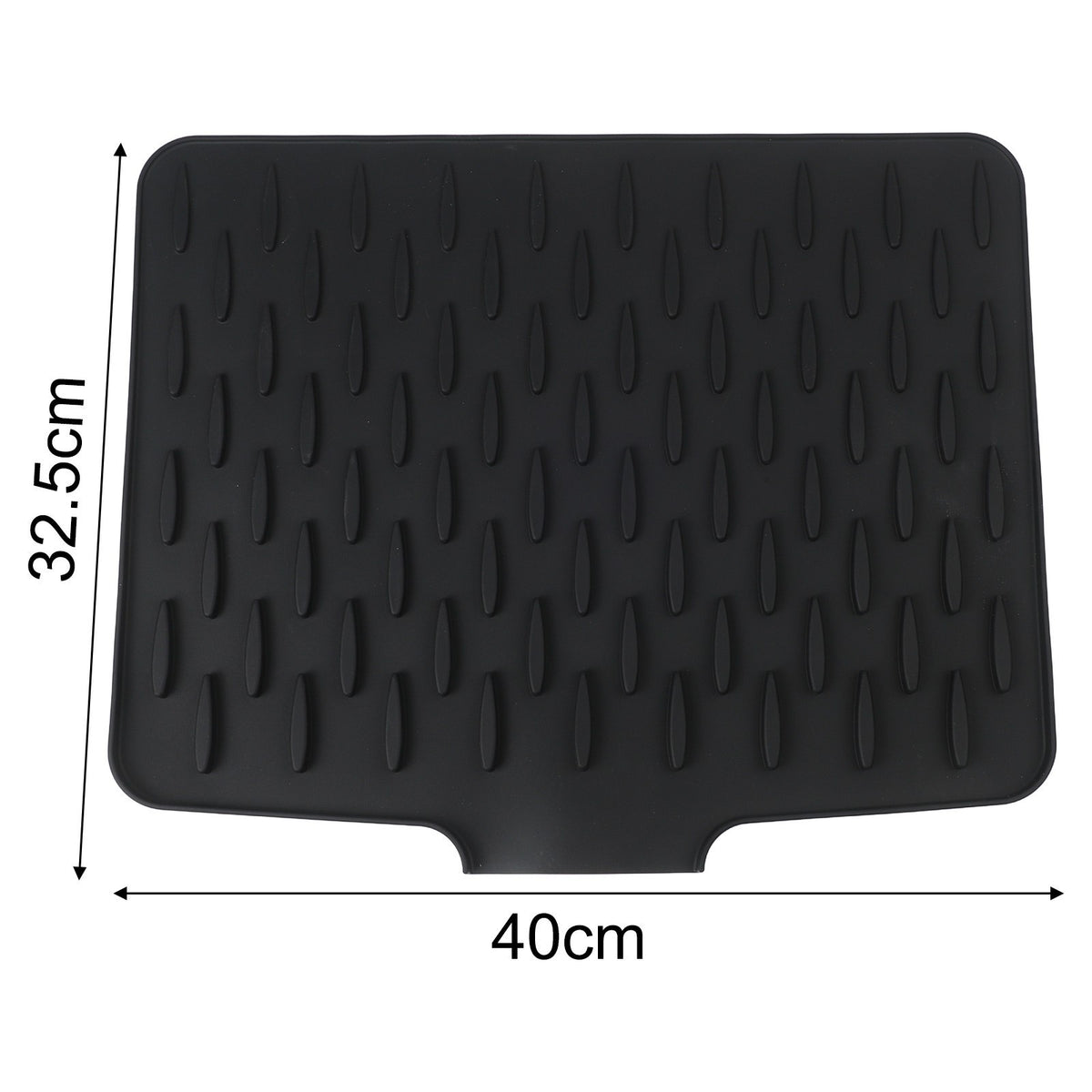 Non Slip Silicone Dish Drying Mat for Kitchen with Heat Resistant Features