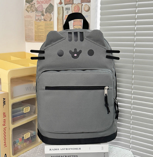 2026 Model Women's Cute Cartoon Pusheen Cat Backpack