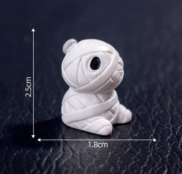 5X Halloween Mini Figurine Resin Sculpture Holiday Gift Ornament Cute Miniature