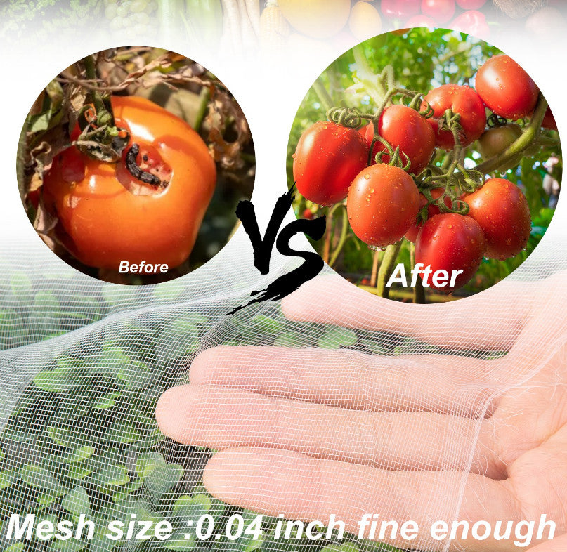 60 Mesh INSECT SCREEN NETTING NET Fine Woven Mesh Anti Fly Bug Pest Garden Net