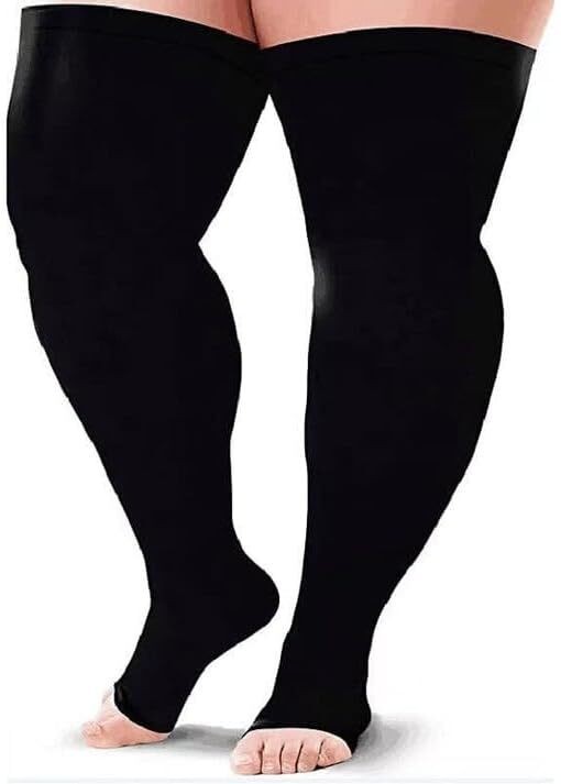 Plus Size Compression Socks,Plus Size Thigh High Compression Socks