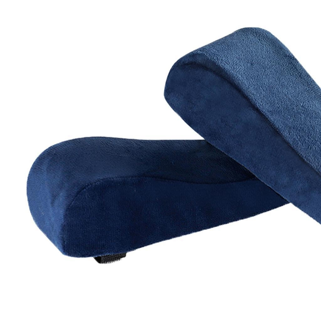 2 Pack Office Chair Armrest Pads Covers with Memory Foam for