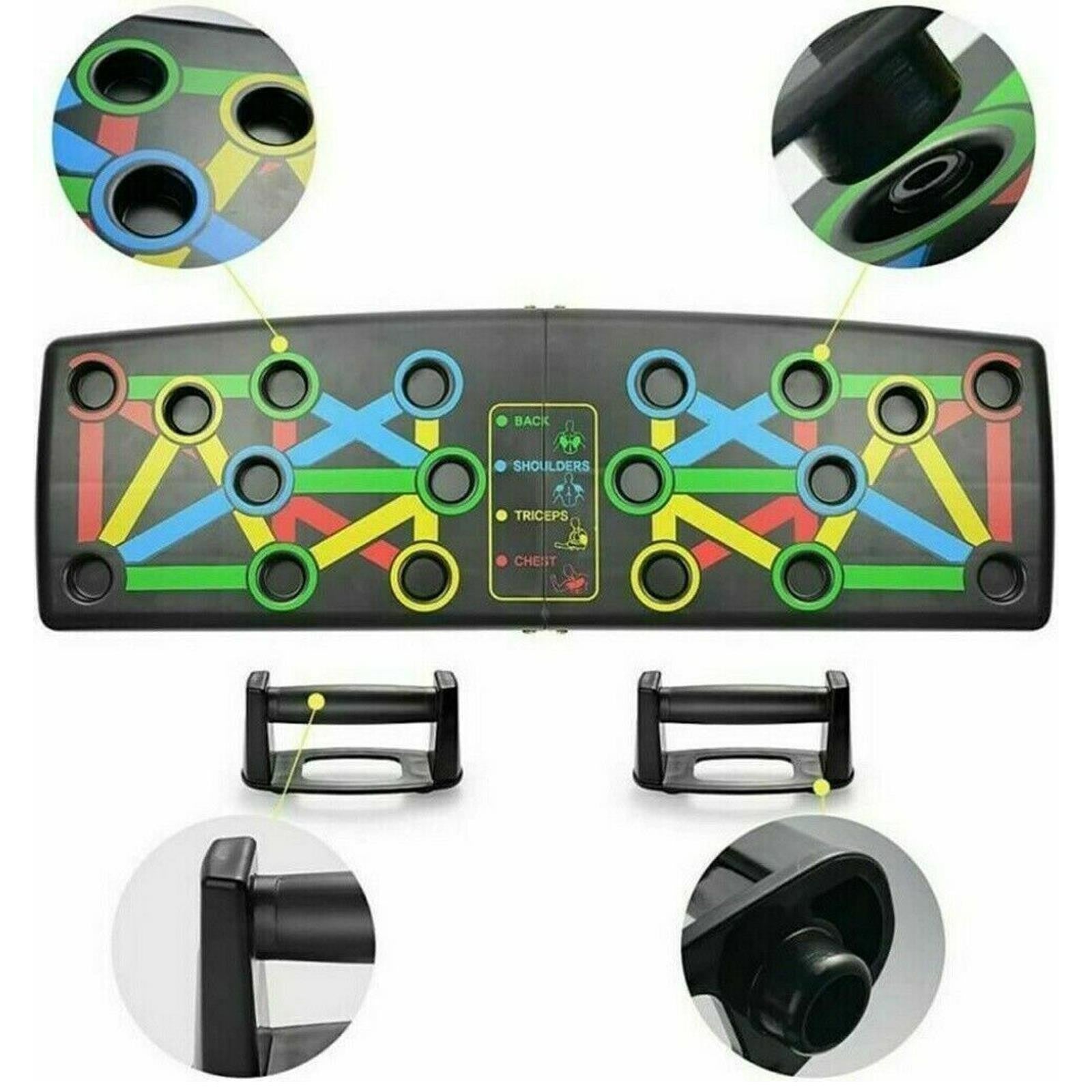 14 in 1 Foldable Push Up Board Fitness Gym Workout Train Muscle Exercise Press