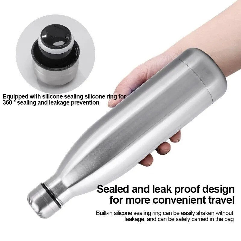 Stainless Steel Secret Hidden Water Bottle Safe Secret Stash Storage Compartment