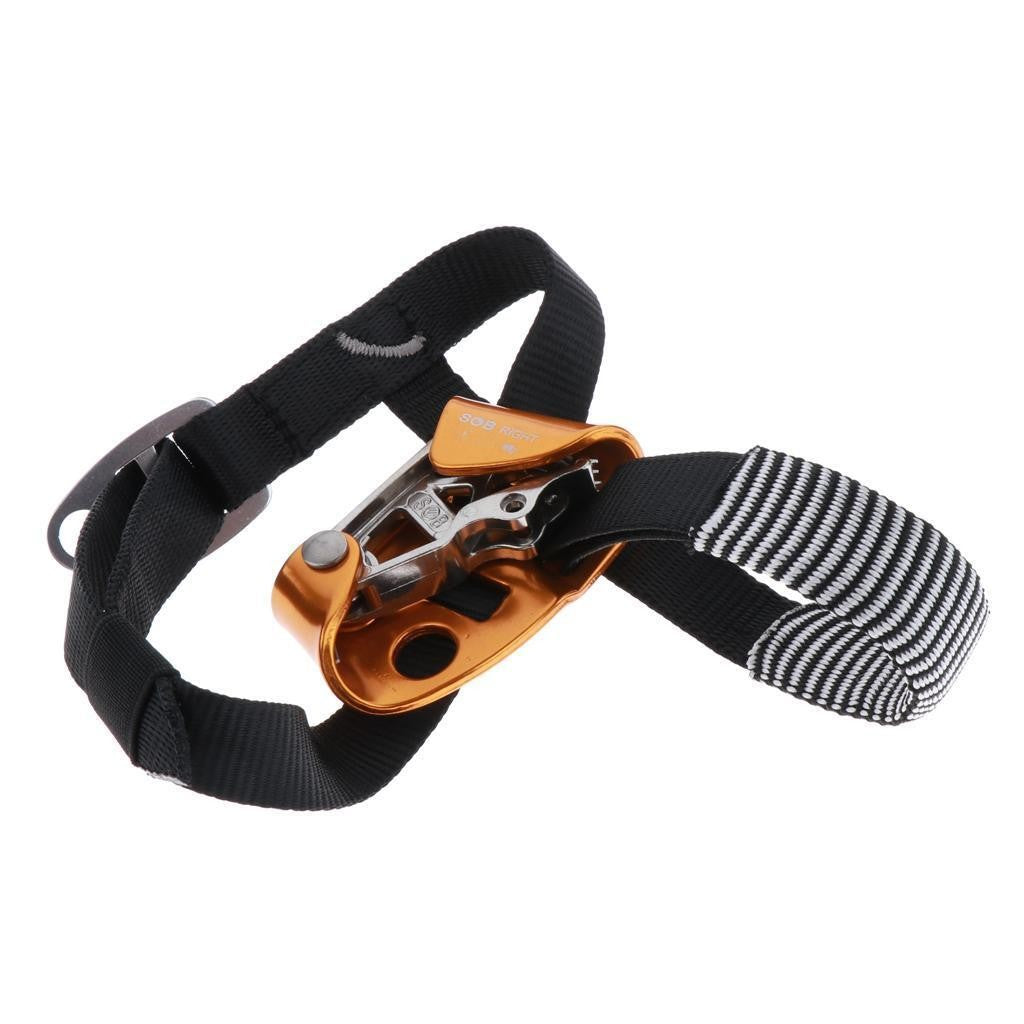 Foot Ascender Climbing Tree Arborist Rappelling Equipment Rope Clamp for Right