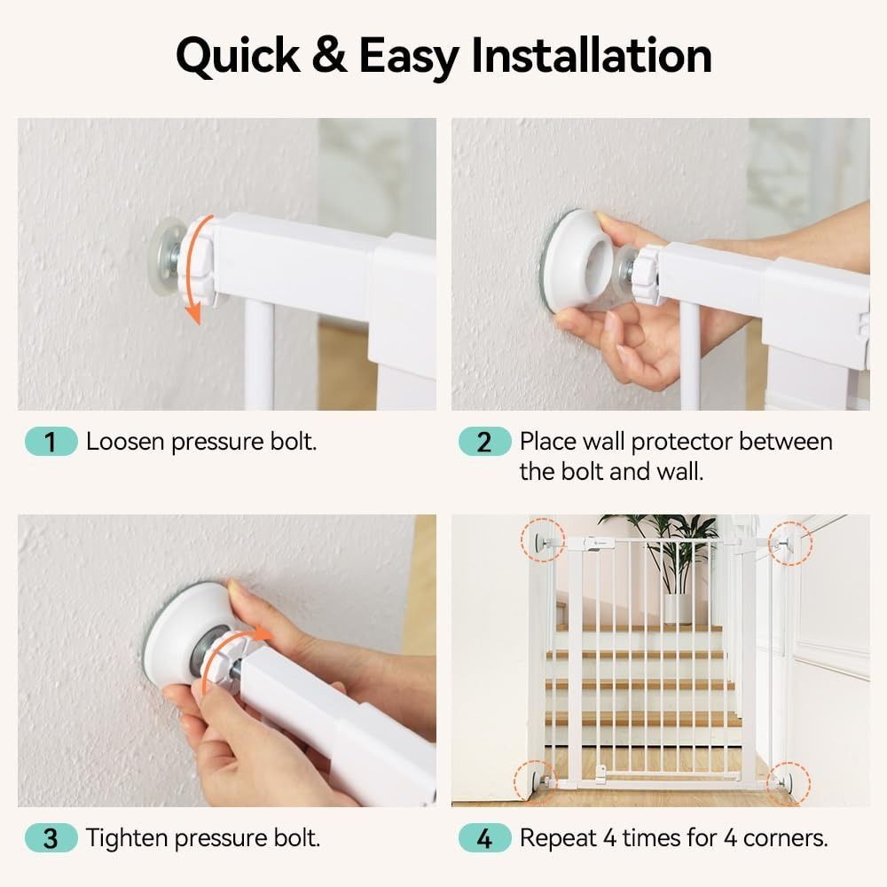 Safety Baby Gate Wall Protector  for Protect Walls and Doorways