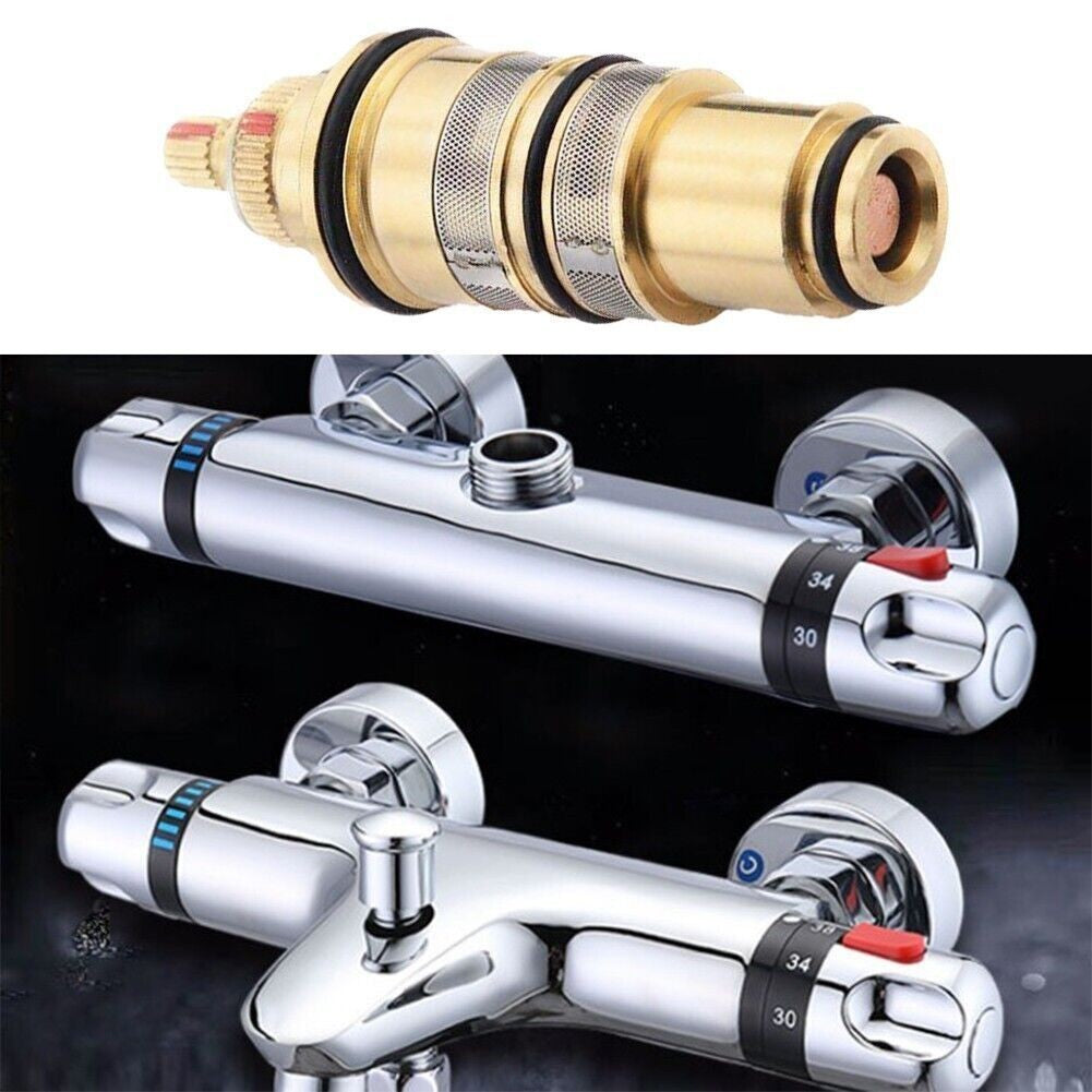 Brass Replacement Thermostatic Cartridge Shower Mixer Valve Bar Repair Kit