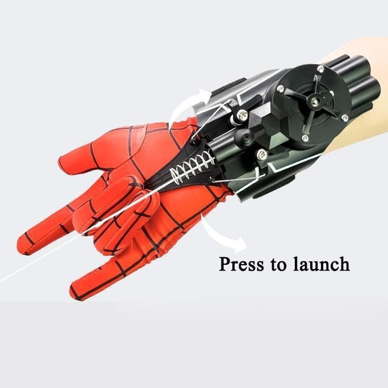 Web Shooter Launcher String Toy Electric Reel In Spider Web Shooters