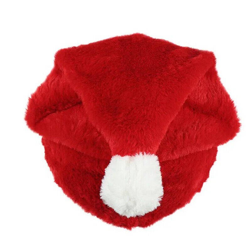 Motorcycle Santa Helmet Cover DIY Christmas Motorbike Helmet Funny Claus Decor