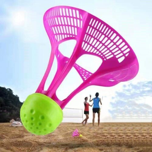 3/6/12Pcs Windproof Nylon Badminton Outdoor Anti-Wind Plastic Training Balls