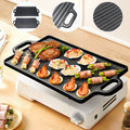 Cast Iron Non Stick Frying Pan Griddle Skillet Cooking Plate Hob Stove BBQ Grill
