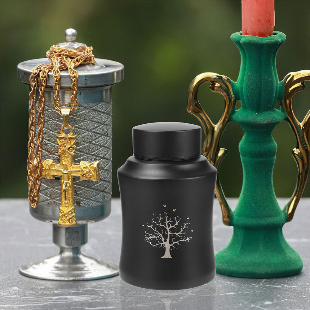 Stainless Steel Dog Cat Cremation Urns Urn-Funeral Holder for Human Pet Ashes