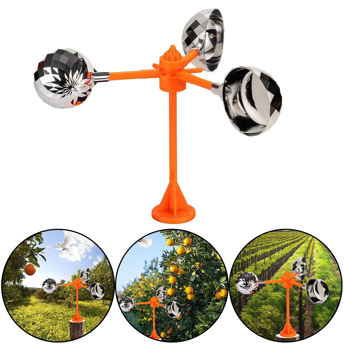 Bird Deterrent Reflective Scare Seagulls Scarer Pigeon Bird Device Garden
