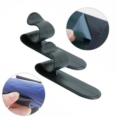 2 x Universal Car Interior Accessories Umbrella Hook Holder Hanger Clip Fastener