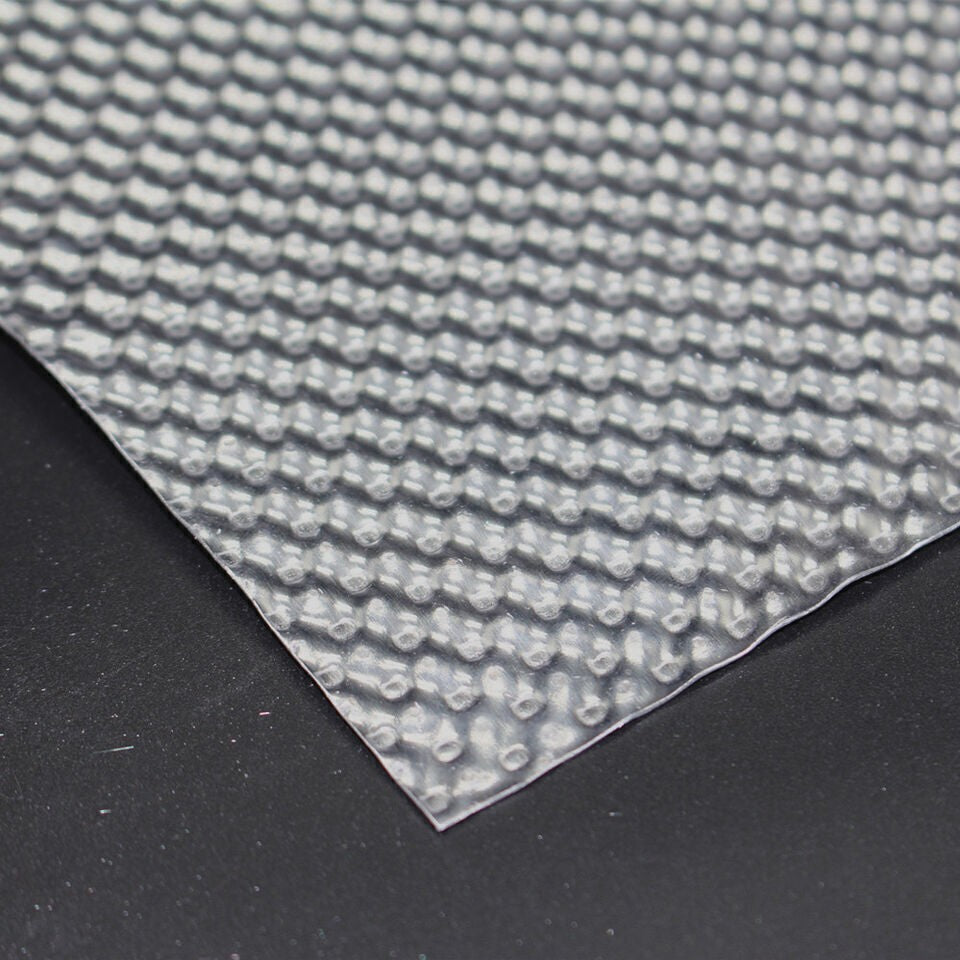 Motorsport Embossed Aluminium Heat Shield Sheet 500mm x 700mm Rally Material UK