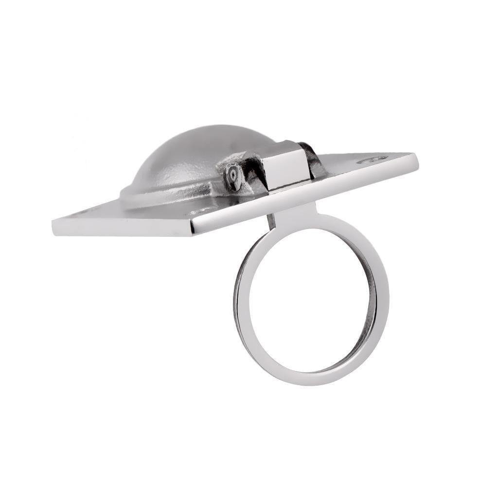 Marine Stainless Steel Boat Flush Hatch Latch Lift Ring Pull Handle