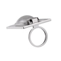 Marine Stainless Steel Boat Flush Hatch Latch Lift Ring Pull Handle