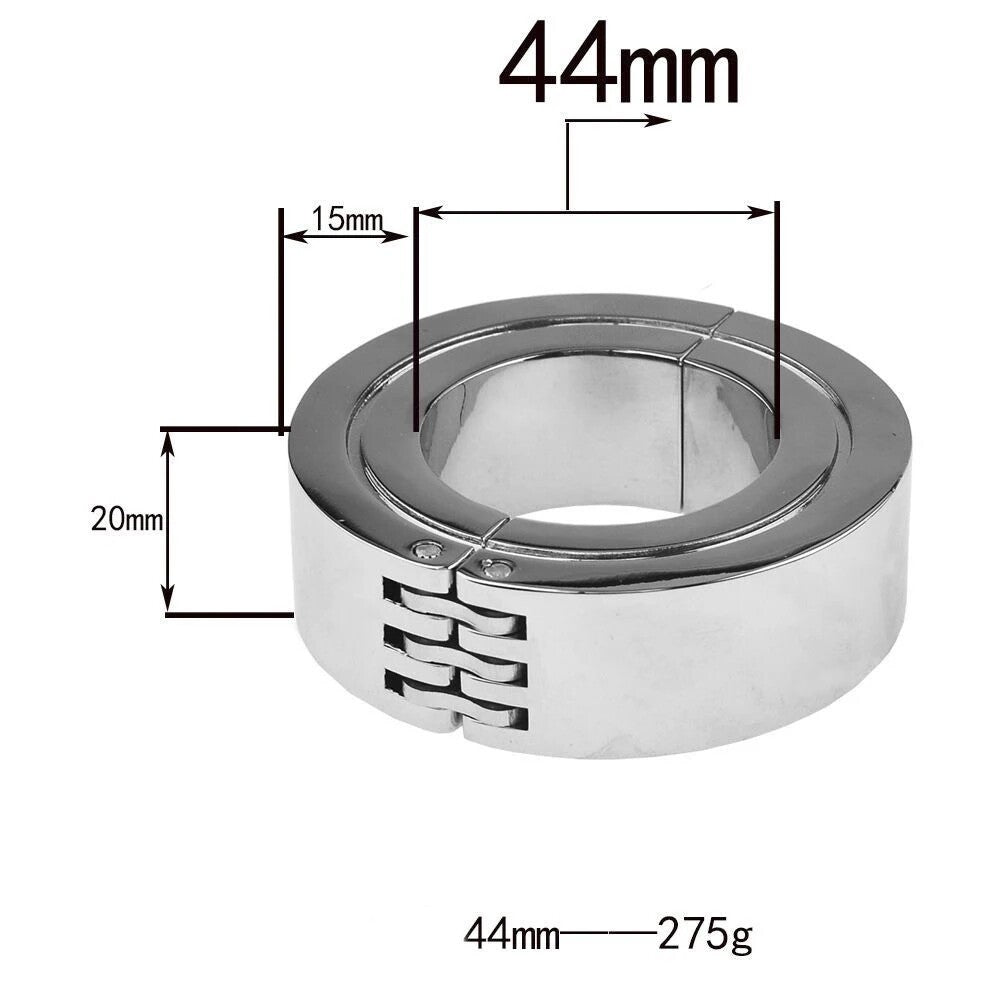 Metal Exercise Lock Male Ball Stretcher Weight Ring Ball Stretchering Weight