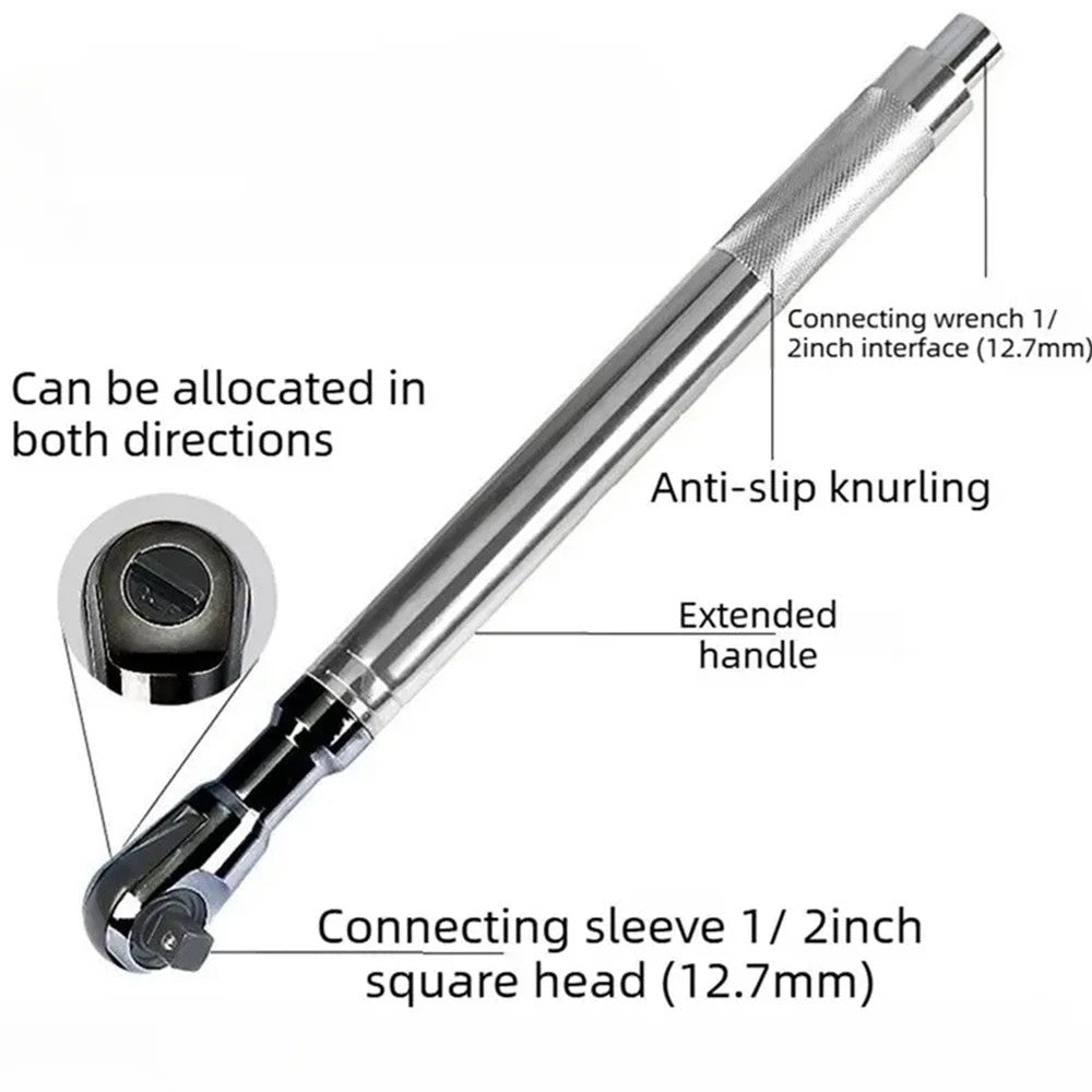 1/2 Offset Extension Wrench Impact Wrench Extend Rod for Handyman Garage UK