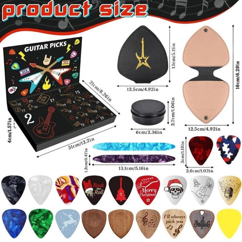 Guitar Picks Advent Calendar 2025, 24-Day Christmas Countdown