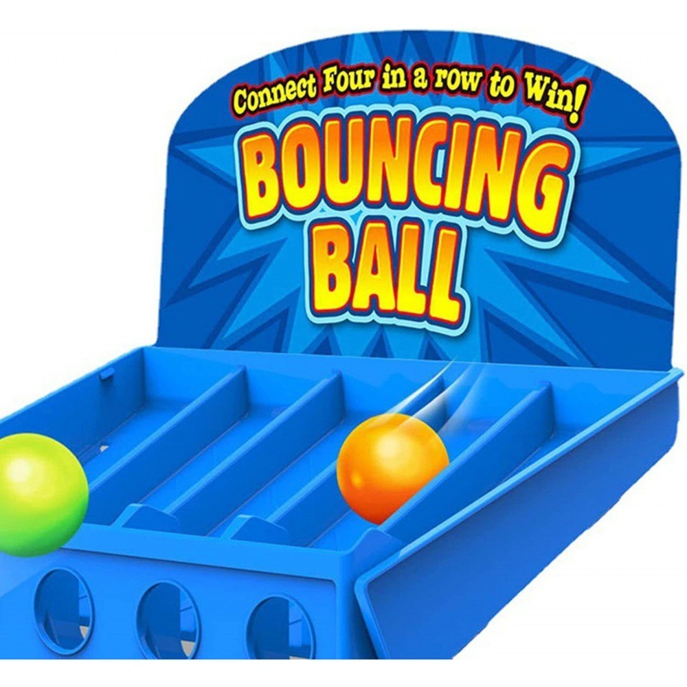 Connect 4 Shots Family Fun Game Row Grid Challenge Travel Carry Fast Bounce Ball