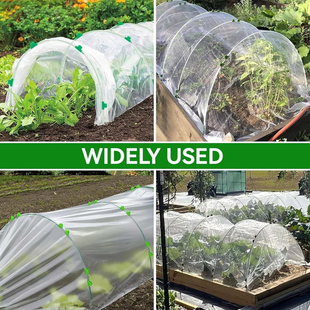 90PCS Greenhouse Hoops for Netting Garden Grow Tunnel Frame Plant Support Hoops