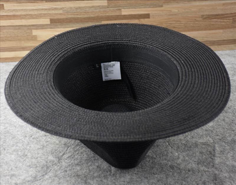 Unisex Mens Women Panama Style Sun Hat Crushable Wide Brim Fedora Straw Hat Cap