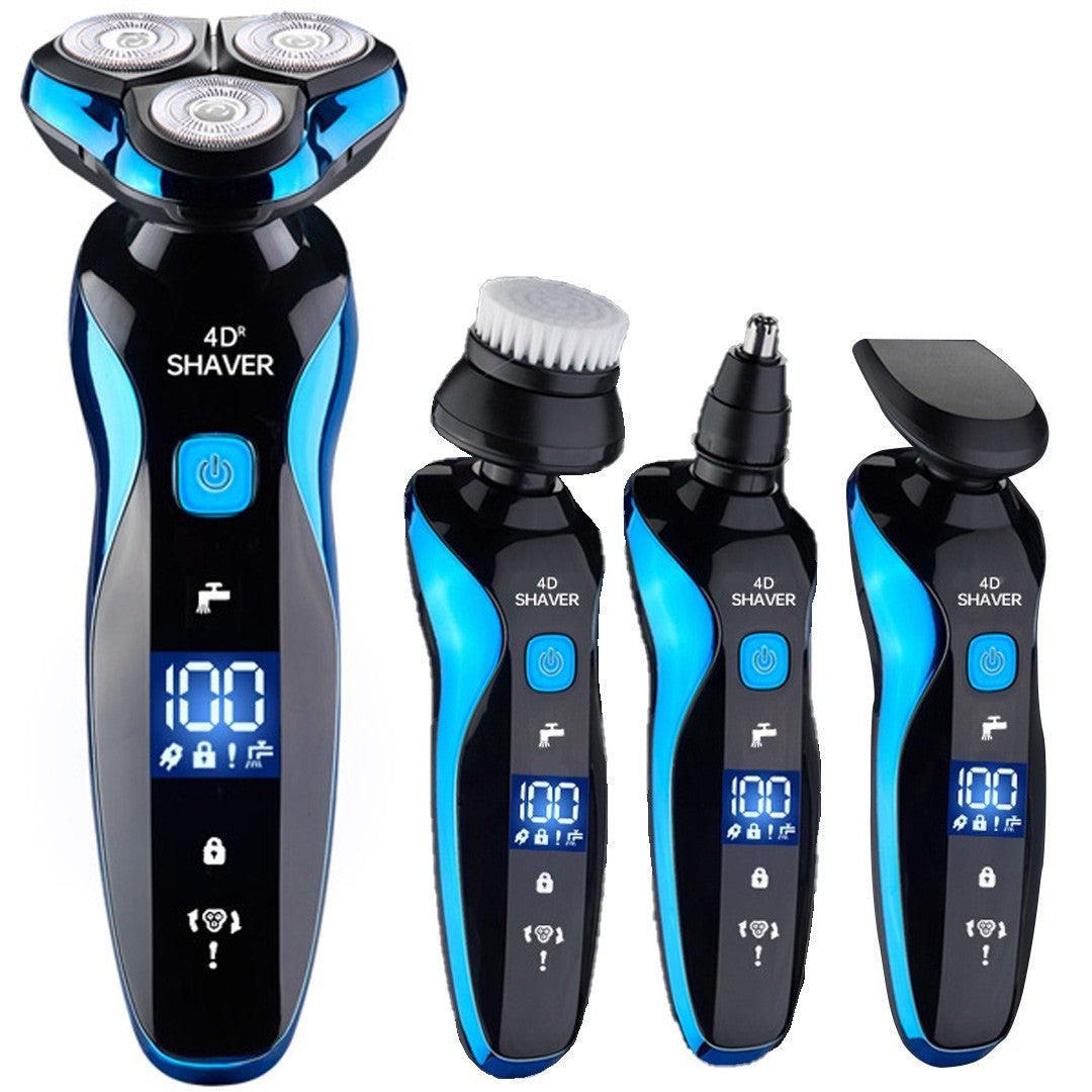 Shavers for Men Electric Razor Wet/Dry Rechargeable Rotary Cordless USB Charging