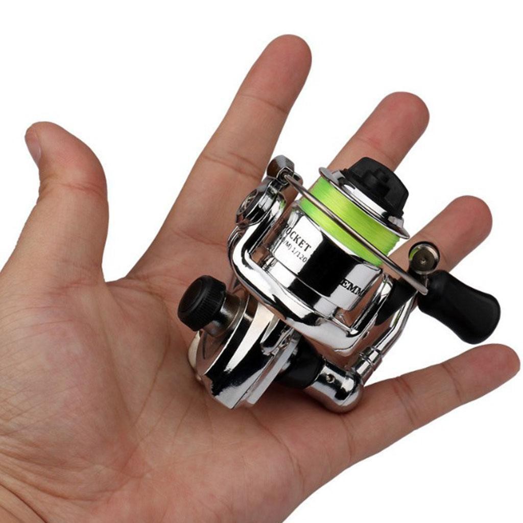 Mini Fishing Reel Bait Casting Fishing Reels Small Metal  Reel 4.3:1