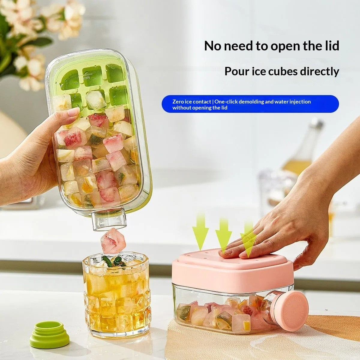 Ice Cube Tray Household Takeout Ice-making Box