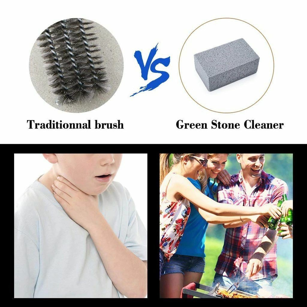 4X Grill Brick Griddle Grill Cleaner BBQ Barbecue Scraper Griddle Cleaning Stone