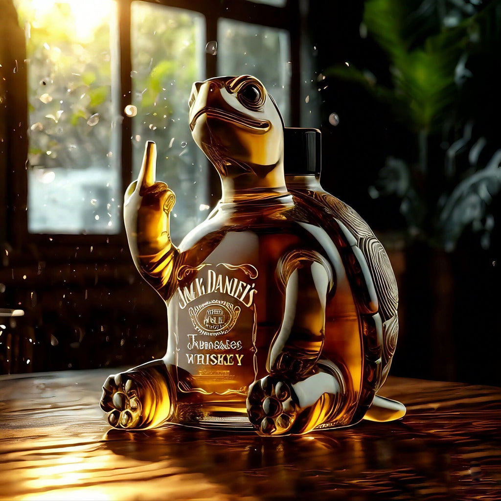 2026 Funny Middle Finger Whisky Unique Turtle Glass Whisky 300ML⭐️⭐️