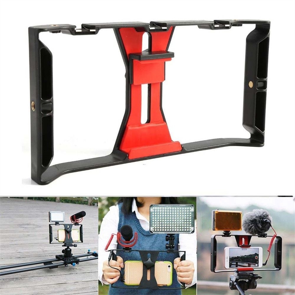 Smartphone Video Rig Cage Stabilizer Film Making Rig Video Camera Cage