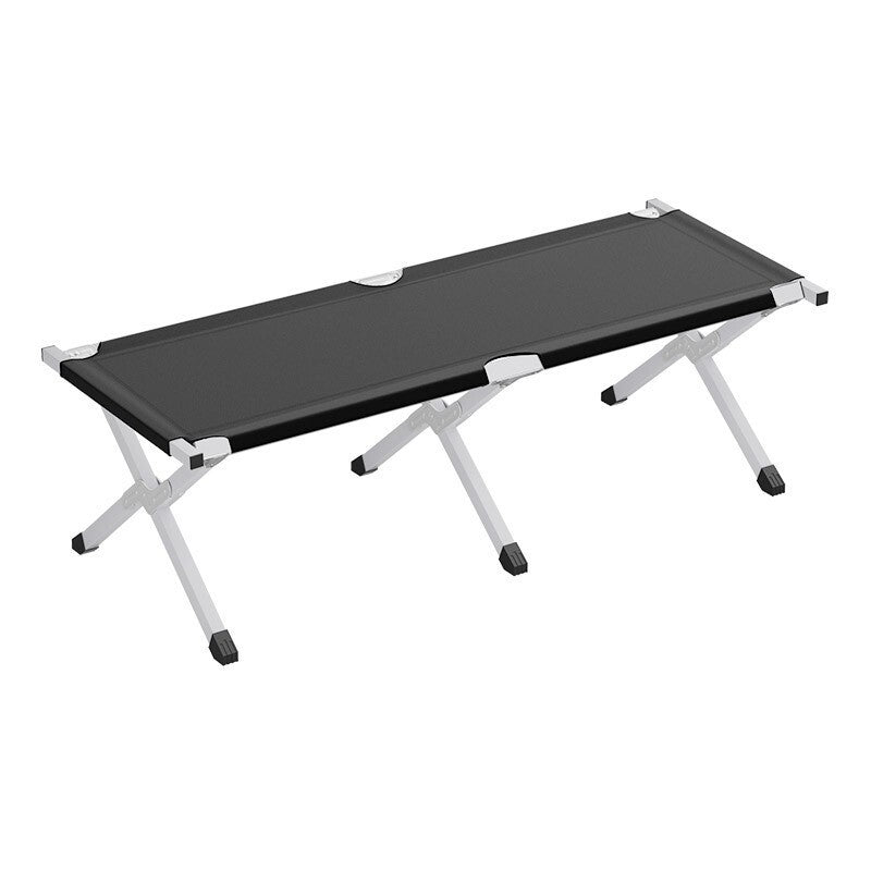Heavy Duty Folding Camping Camp Bed Light Aluminium Steel Legs FREE CARRY BAG