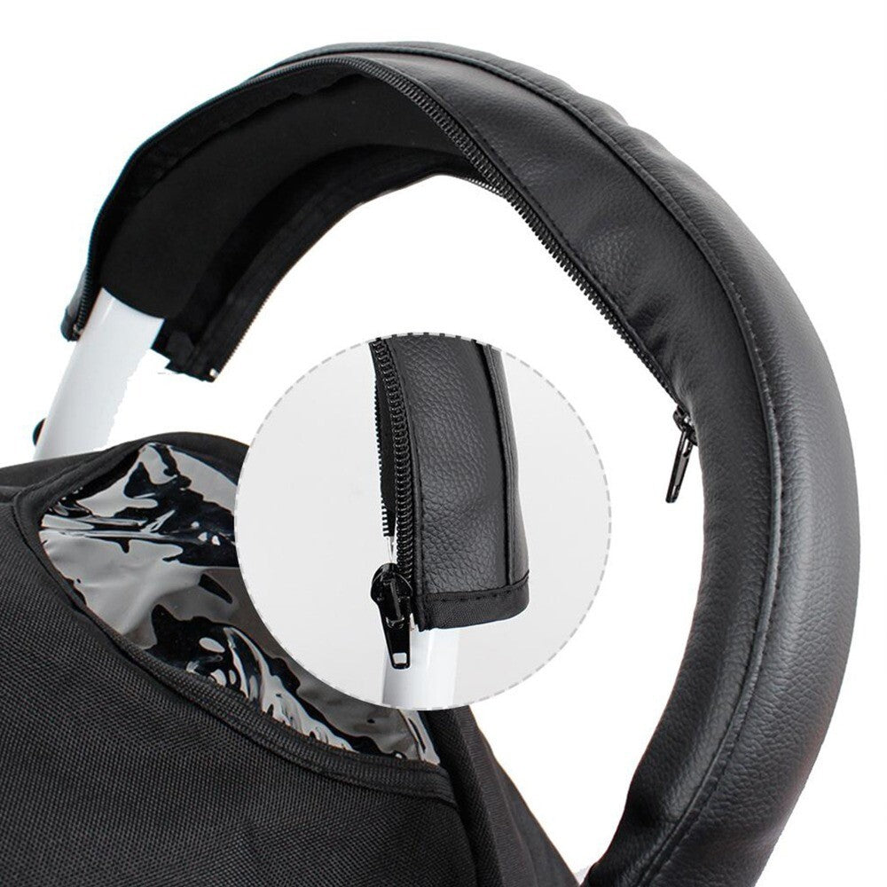Stroller Handle Cover Protective Cover Pushchair Armrest Case Pu Protective