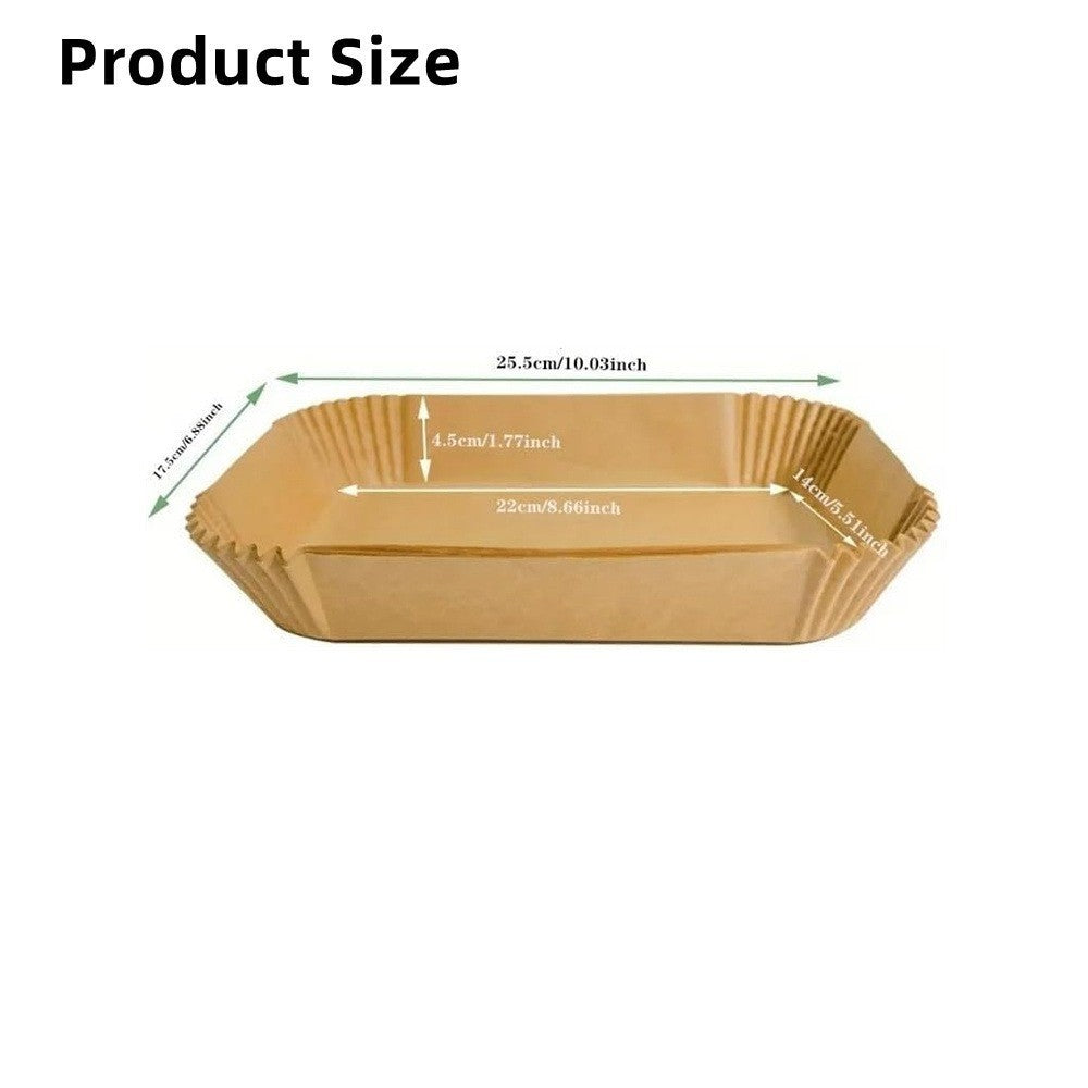 100pack Air Fryer Paper Liners Disposable Non Stick Baking Parchment for Ninja