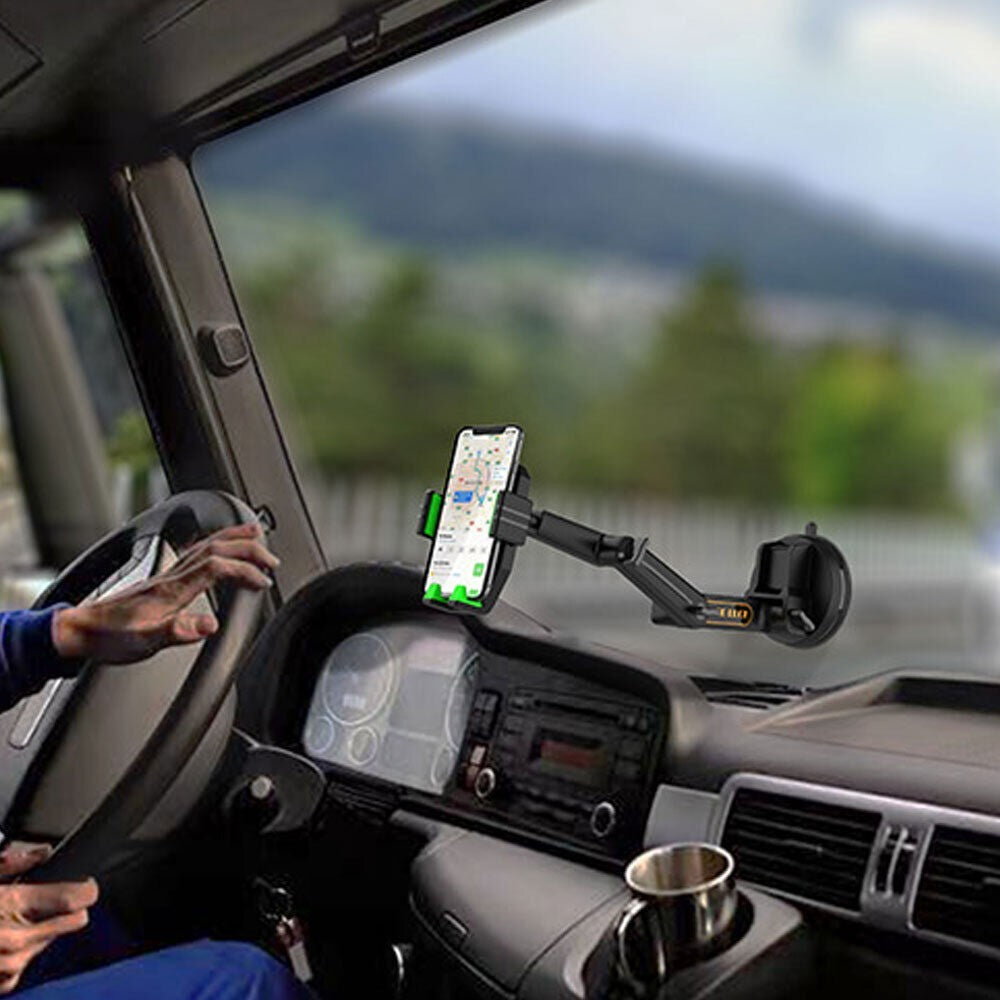 Heavy Duty HGV Truck 43cm Phone Holder Suction Mount Windscreen Cradle 11cm