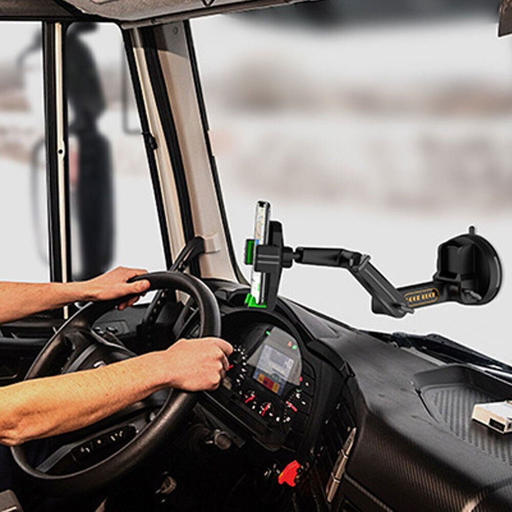 Heavy Duty HGV Truck 43cm Phone Holder Suction Mount Windscreen Cradle 11cm