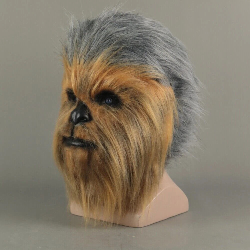 Halloween Star Wars Chewbacca Full Head Mask Chewie Masquerade Party Headgear