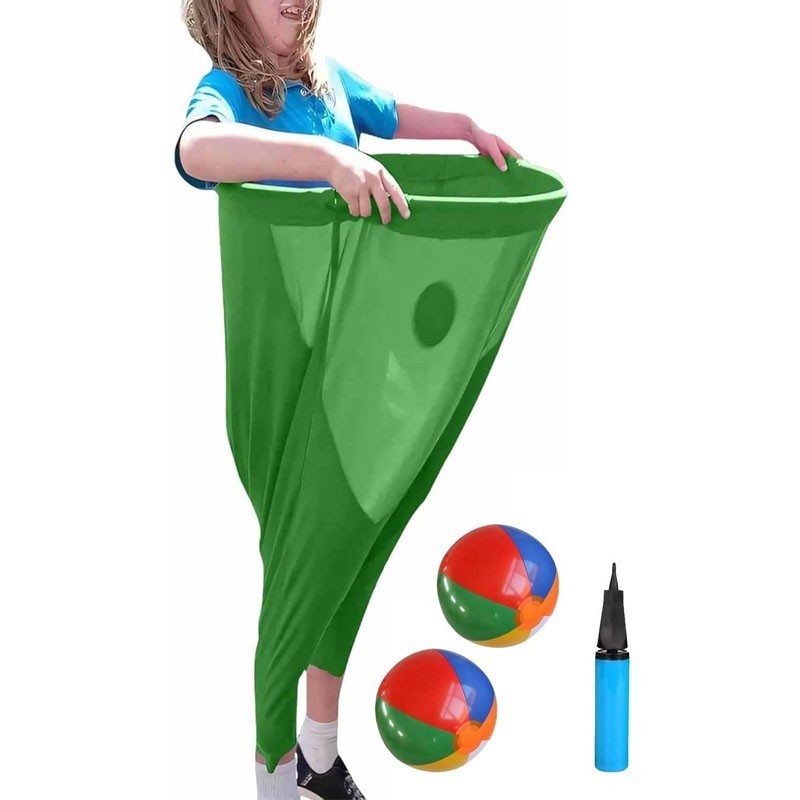 Granny Pants Yard Game Set - Giant Outdoor Party Game with Bouncy Balls